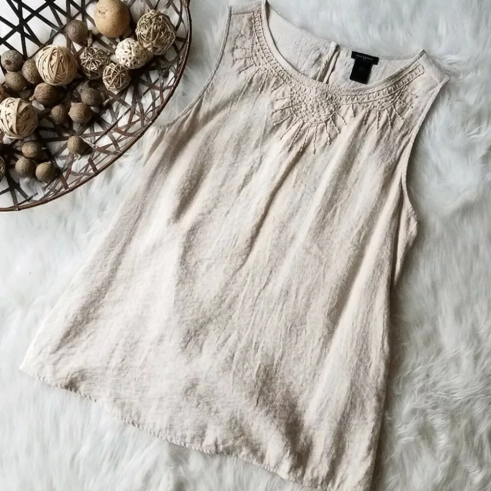 Ann Taylor sleeveless blouse